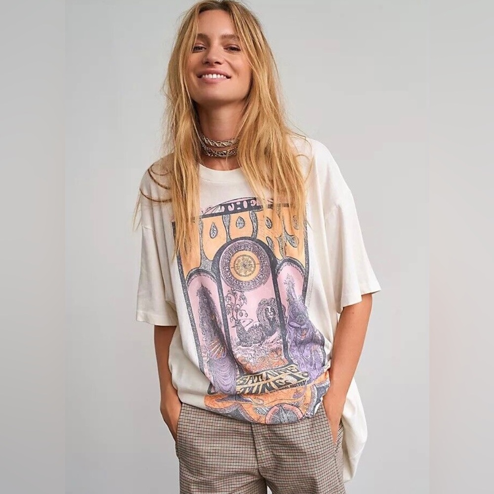 Daydreamer LA Doors Tshirt Dress - Picture 1 of 5